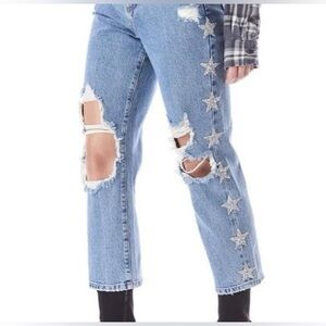 Carmar Blue Star Embellished Jeans